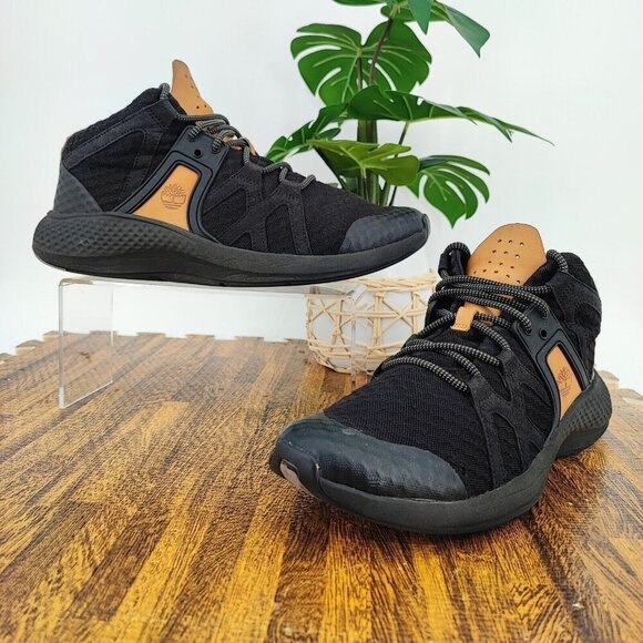 Timberland Men's Flyroam Go F/L Black Chukka Sport Sneaker Size 9.5 US - Picture 1 of 11